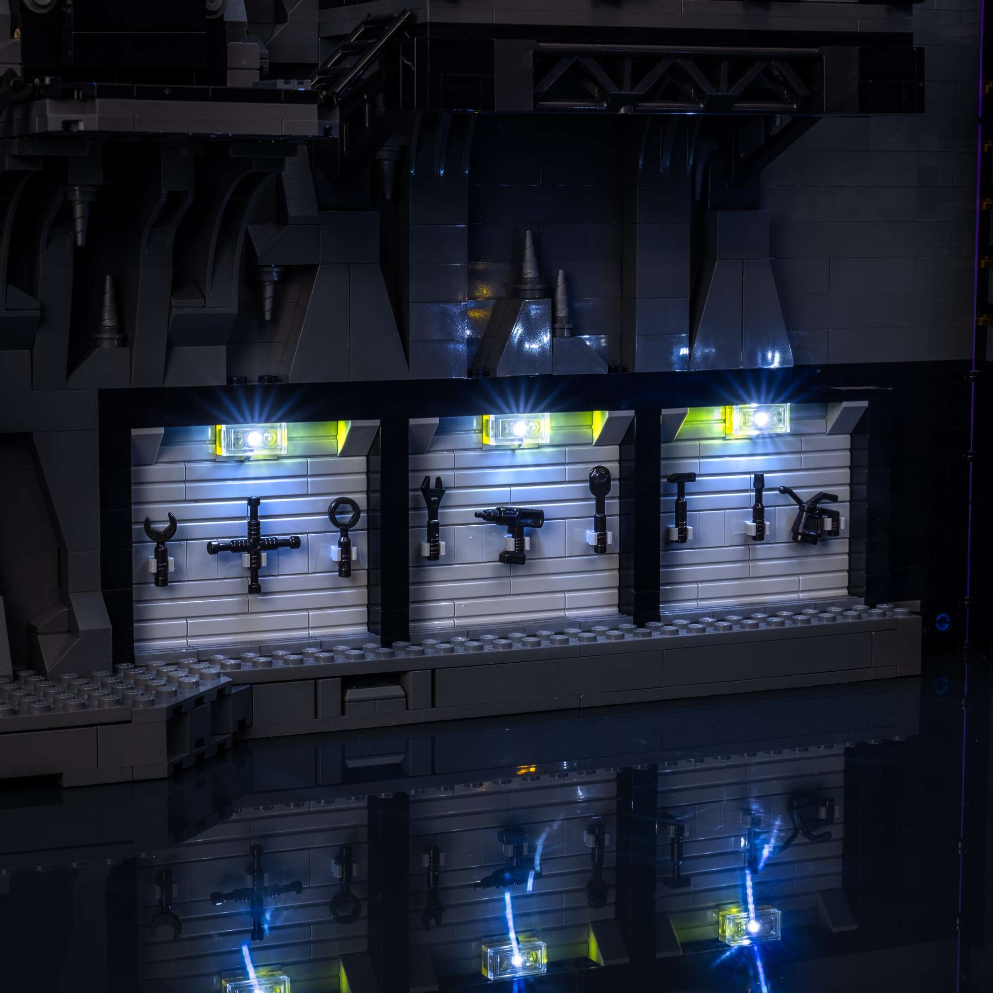 Light My Bricks (LMB) 2.0 Light Kit for LEGO #76252 Batcave™ – Shadow Box
