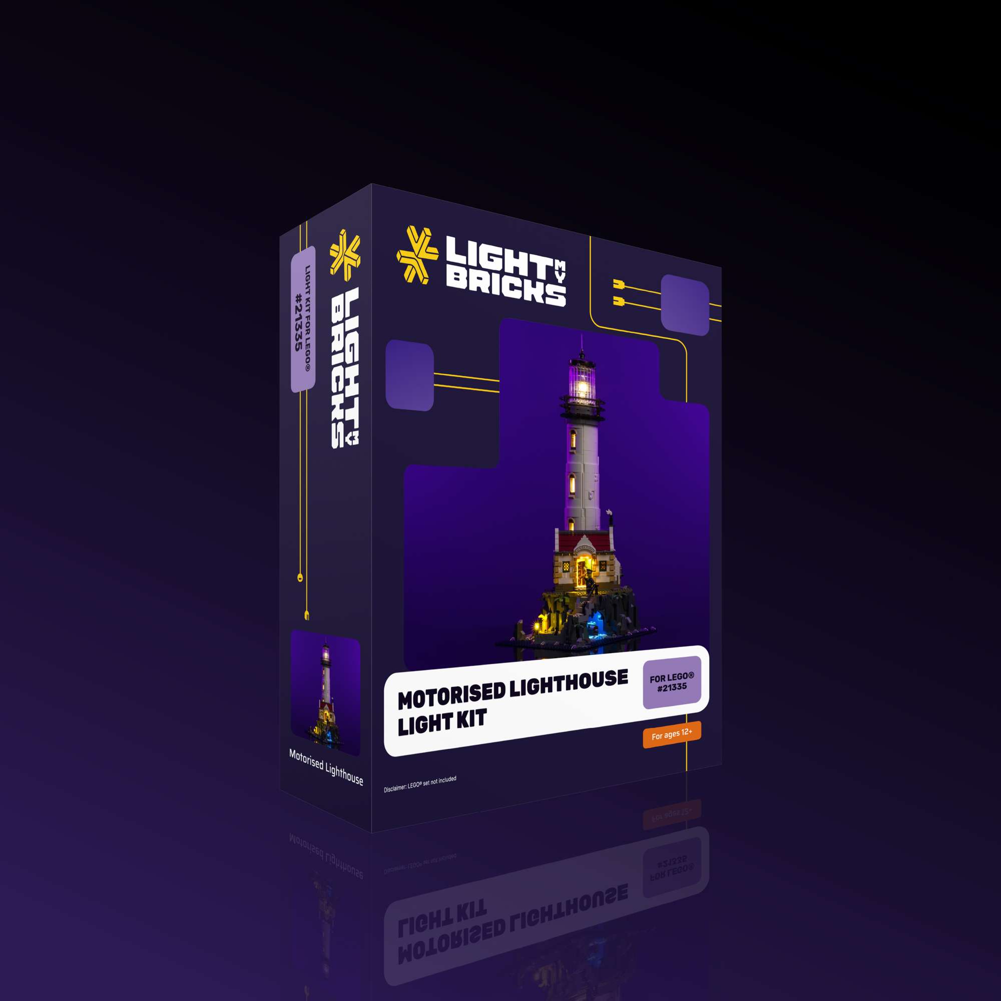 Light My Bricks (LMB) 2.0 Light Kit for LEGO #21335 Motorised Lighthouse Packaging