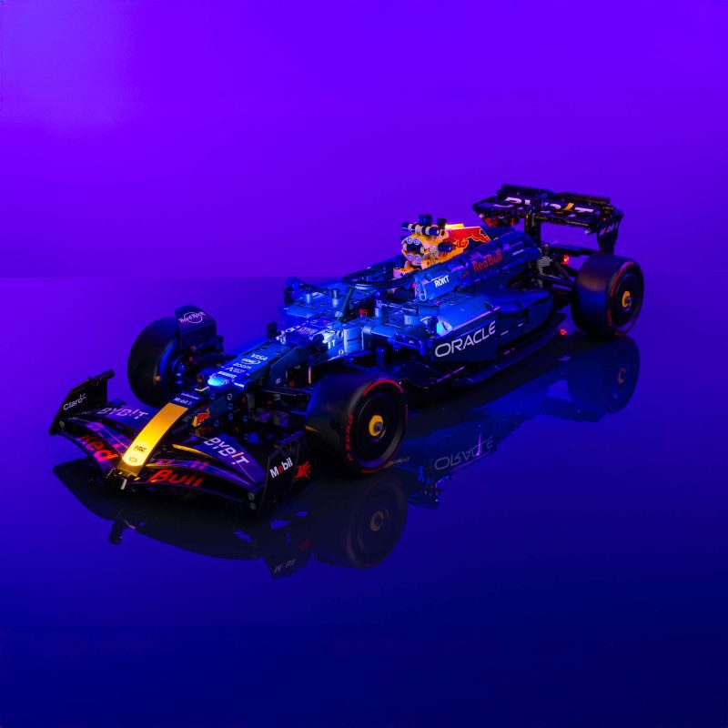 Light My Bricks (LMB) 2.0 Light Kit for LEGO #42206 Oracle Red Bull Racing RB20 F1 Car