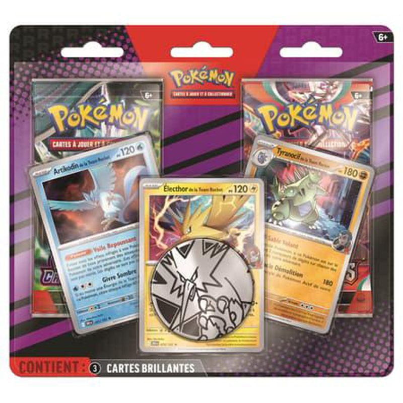 Pokemon 10-10067-102 Pack Promo 2 Boosters (3 cartes promo) - French