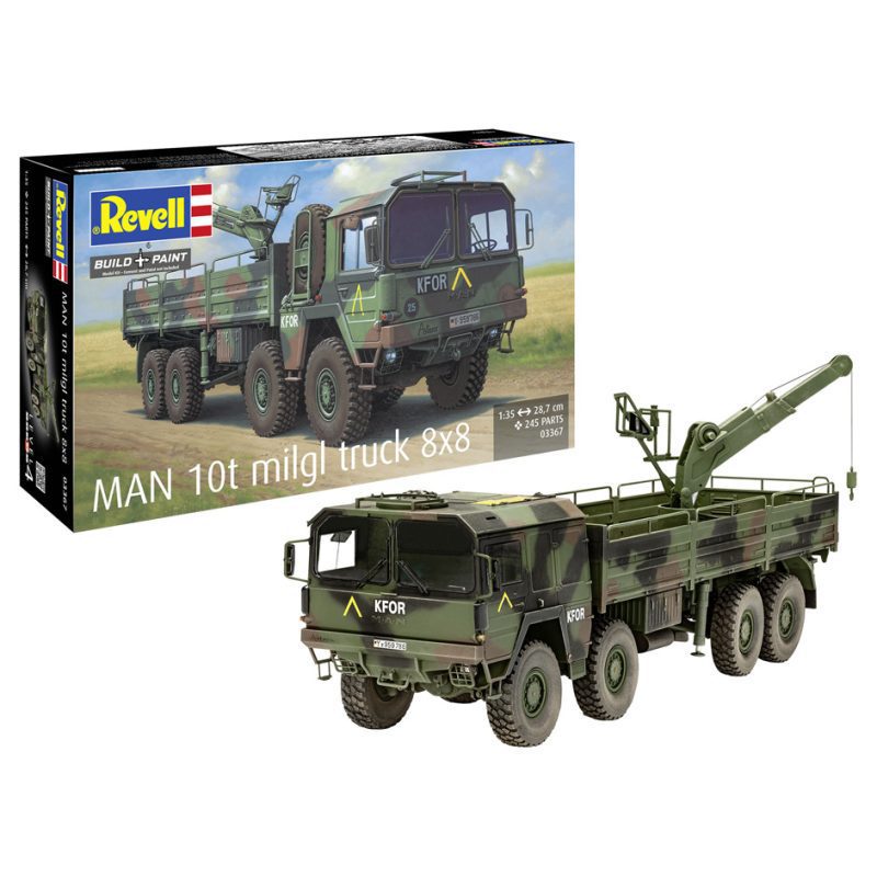 Revell Man 10t Milgl 8x8 Truck 03367