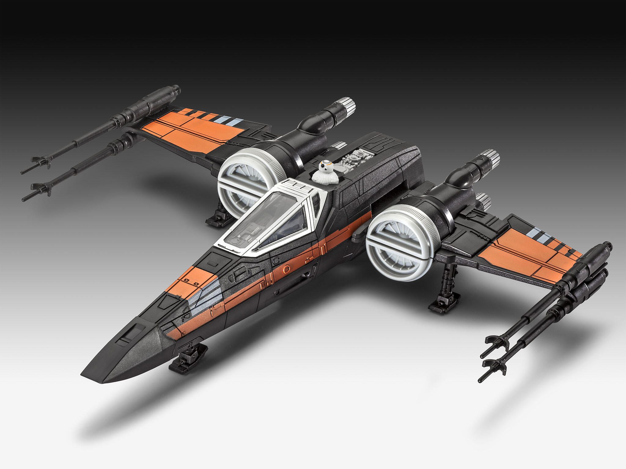 Revell Poe's X-Wing Fighter (w/Sound): Build & Play 06564