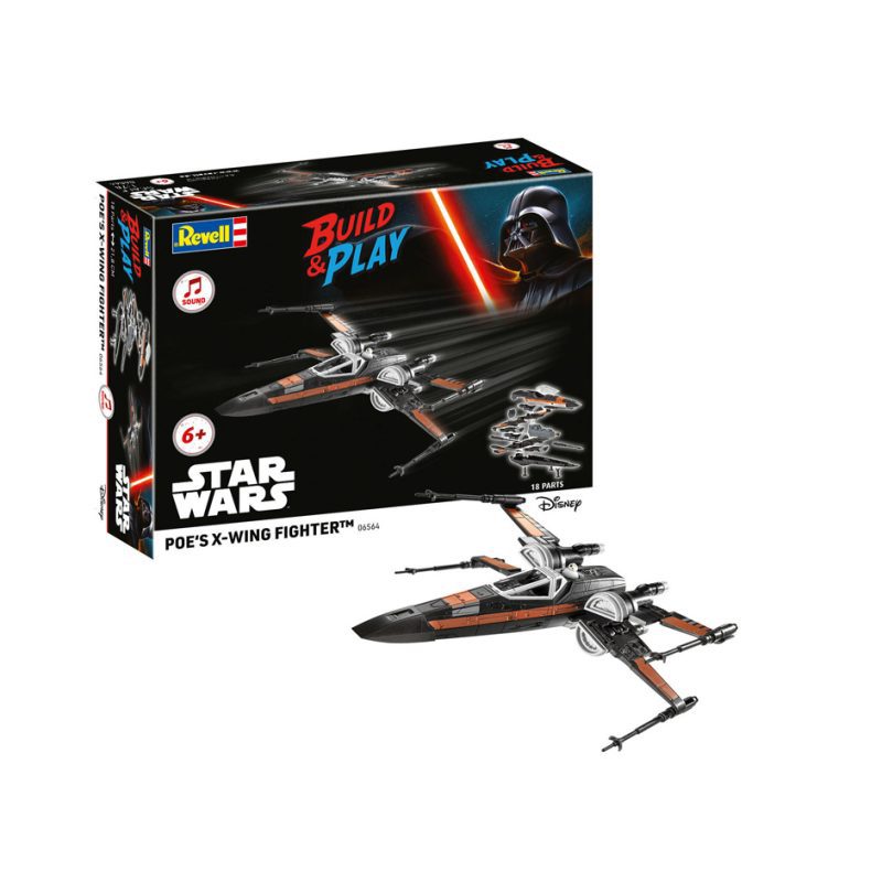Revell Poe's X-Wing Fighter (w/Sound): Build & Play 06564