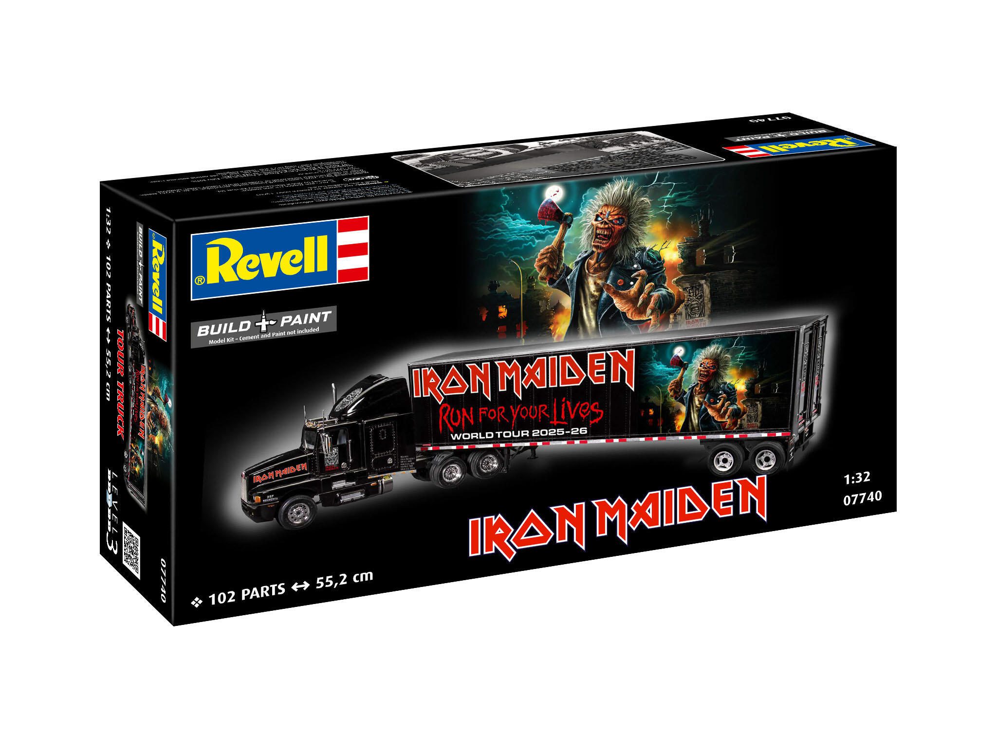 Revell Tour Truck "Iron Maiden" (50th Anniversary) 07740 Packaging