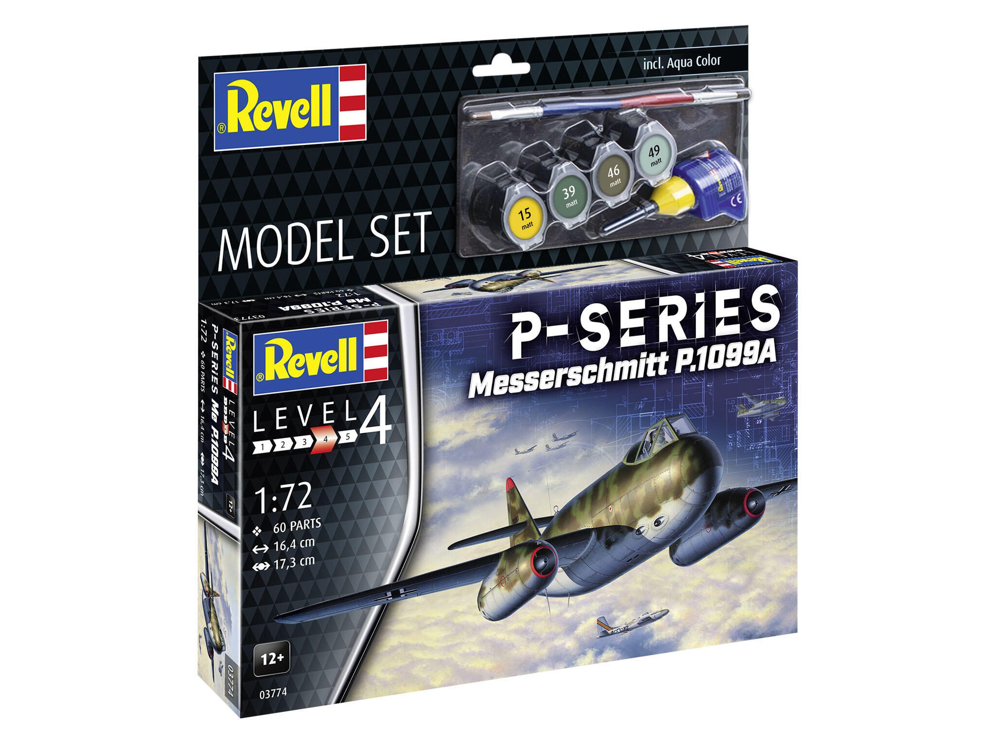 Revell Model Set Messerschmitt P.1099A - P-Series 63774 Packaging