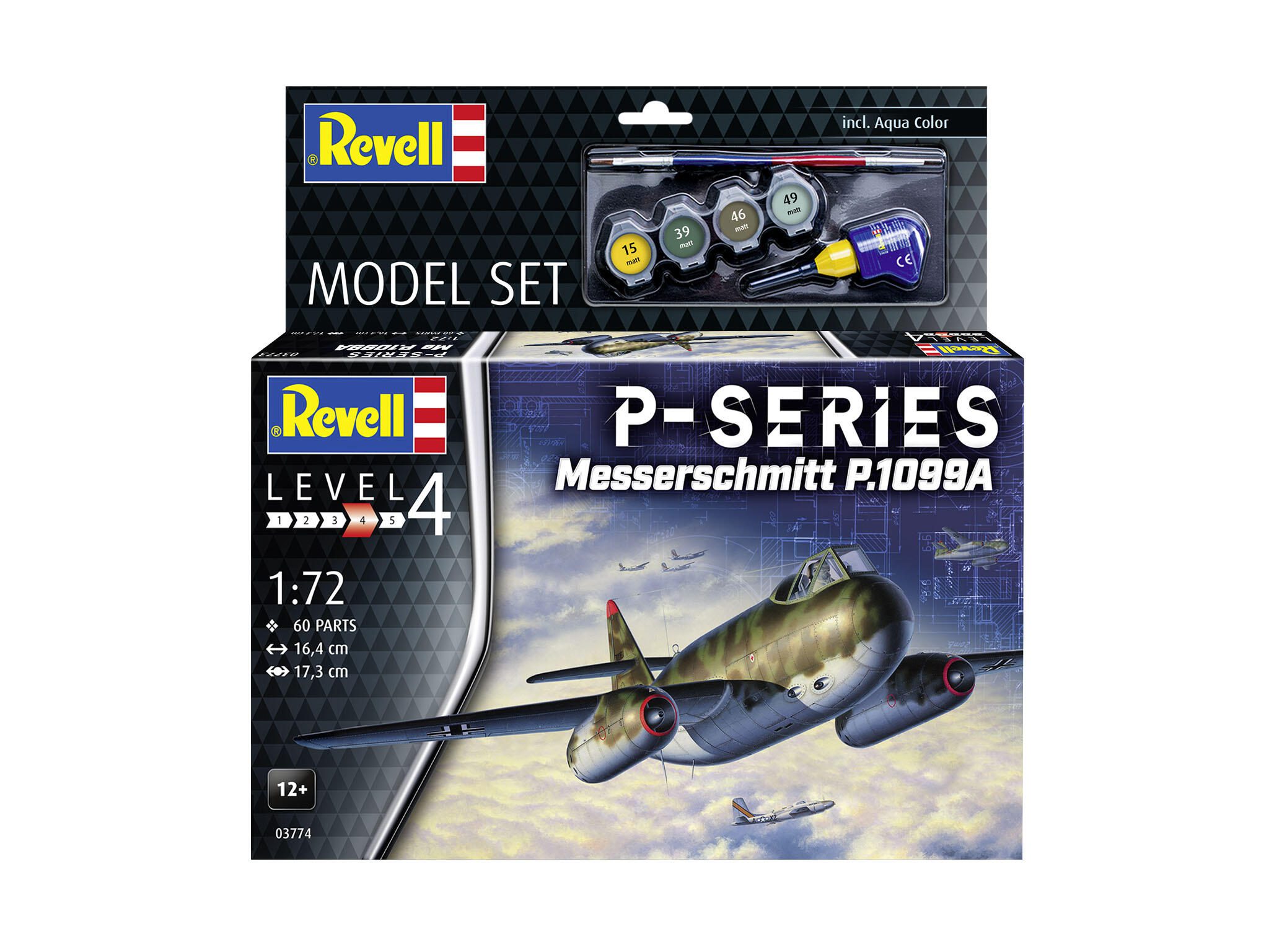 Revell Model Set Messerschmitt P.1099A - P-Series 63774 Packaging