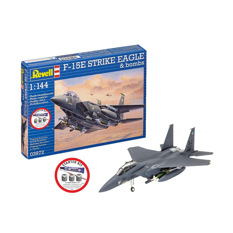Revell Starter Kit F-15E Strike Eagle & Bombs 73972