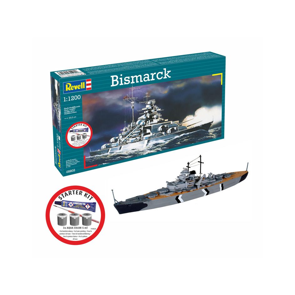 Revell Starter Kit Bismarck 75802