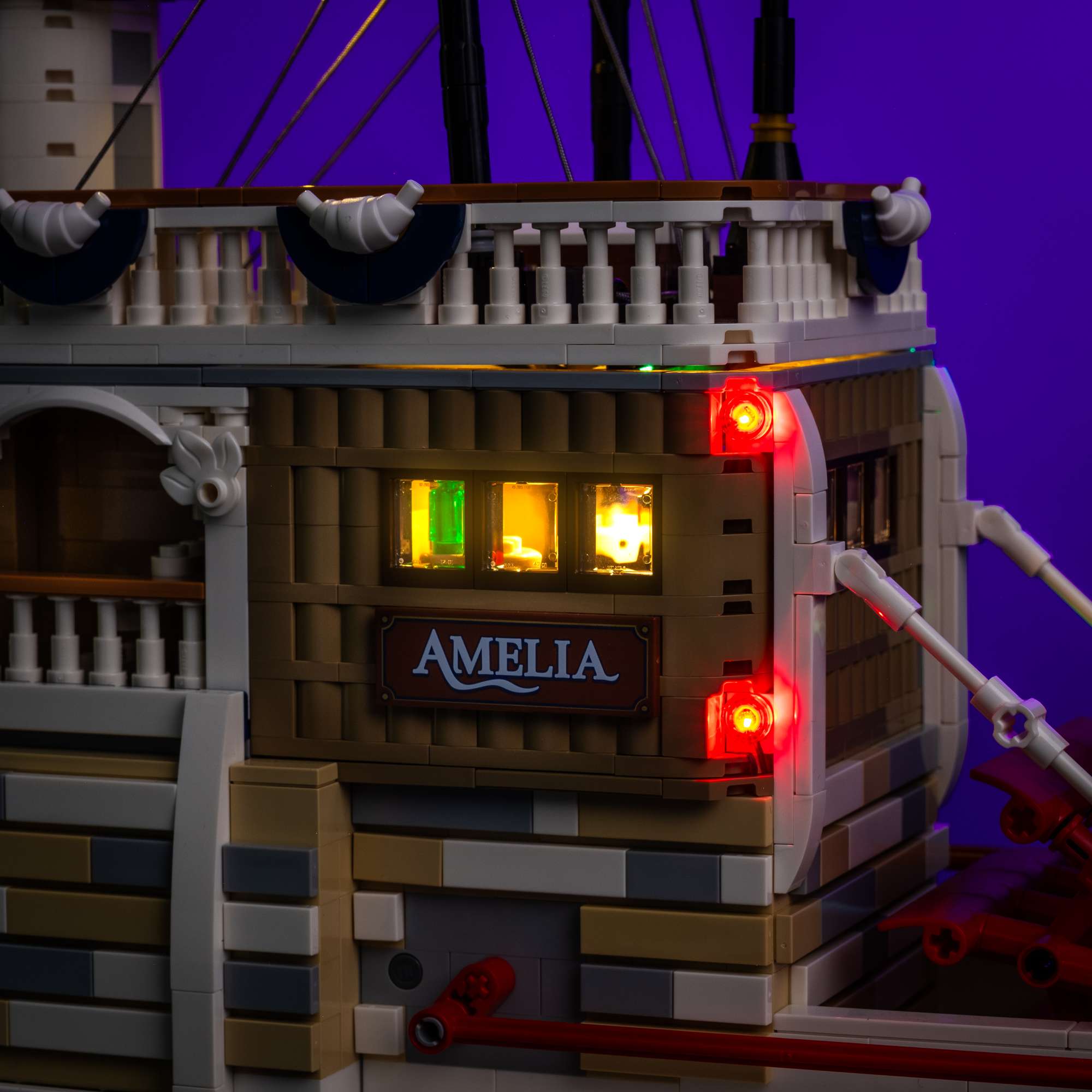 Light My Bricks (LMB) 2.0 Light Kit for LEGO #21356 River Steamboat