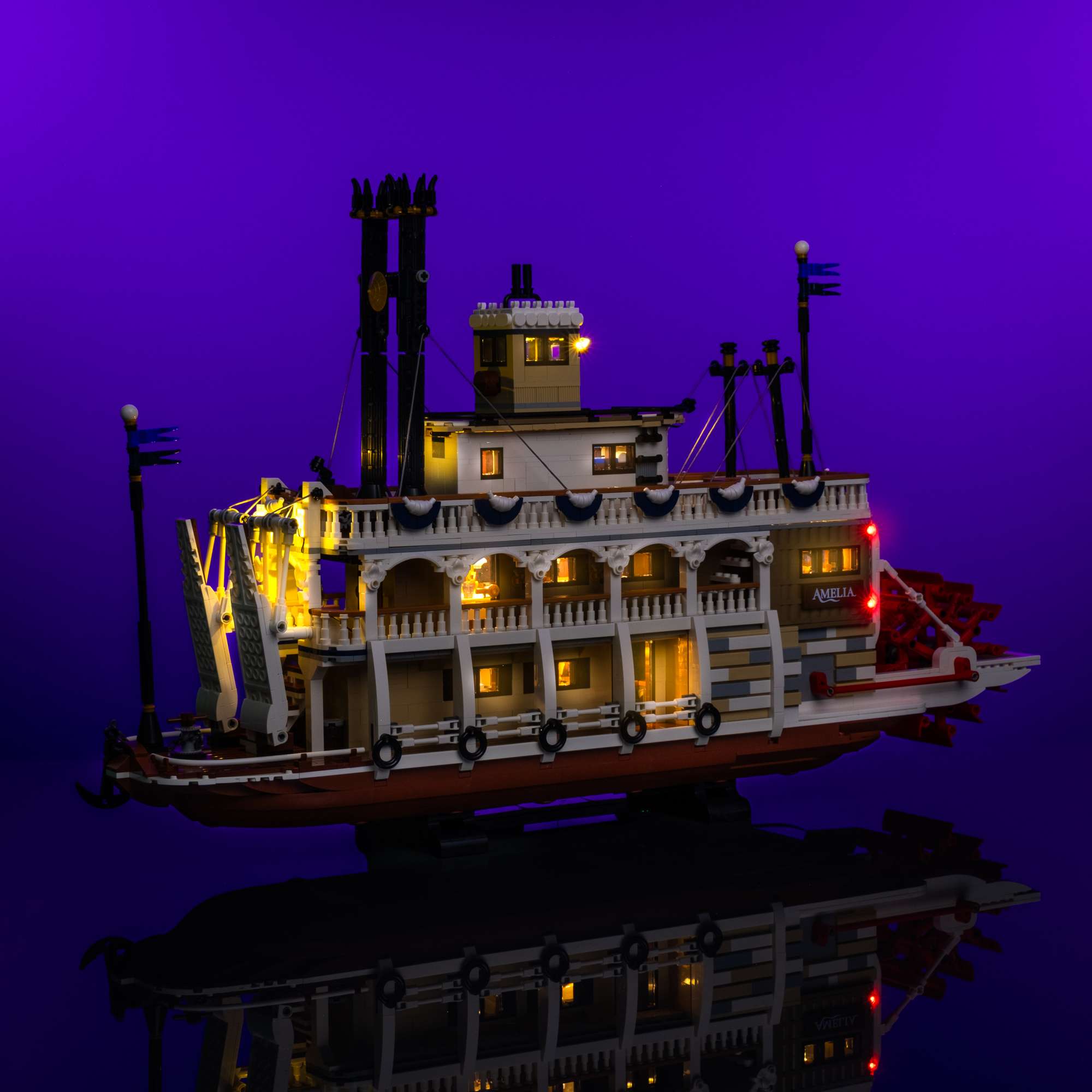 Light My Bricks (LMB) 2.0 Light Kit for LEGO #21356 River Steamboat
