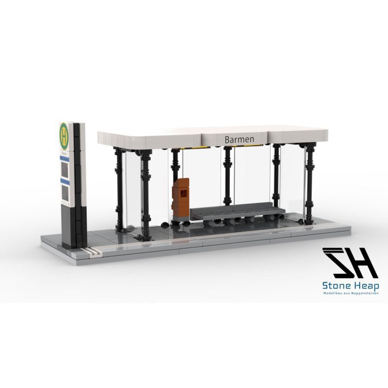 Stone Heap Modern Bus Stop (SH-017)