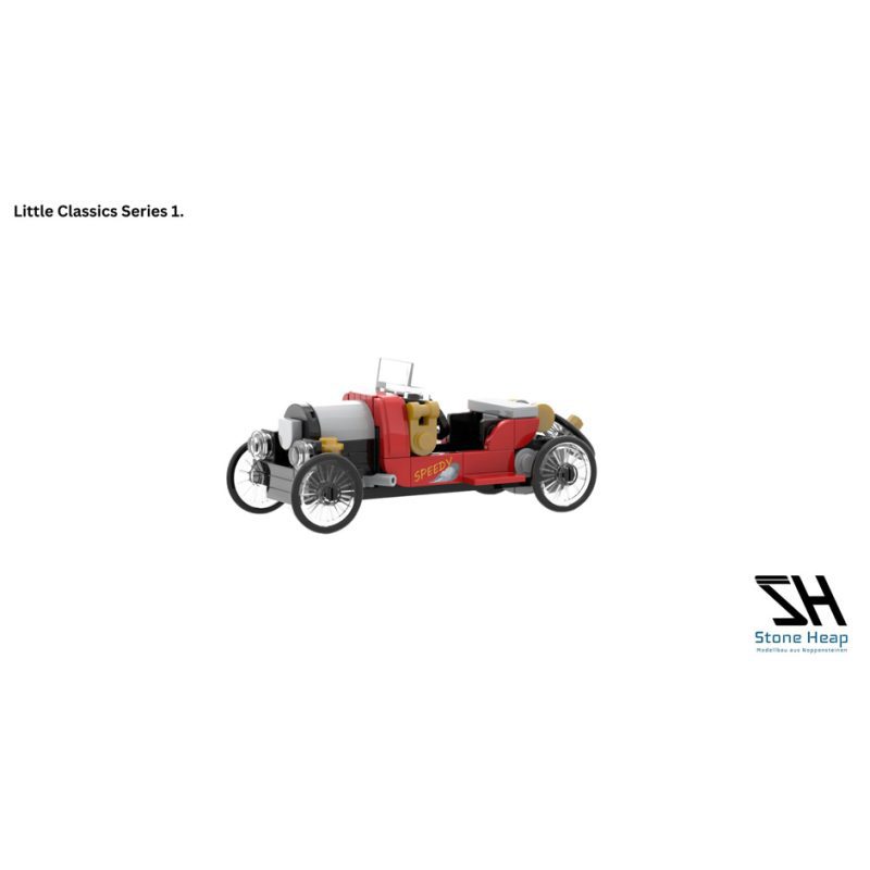 Stone Heap Red Sports Car (SH-2004)