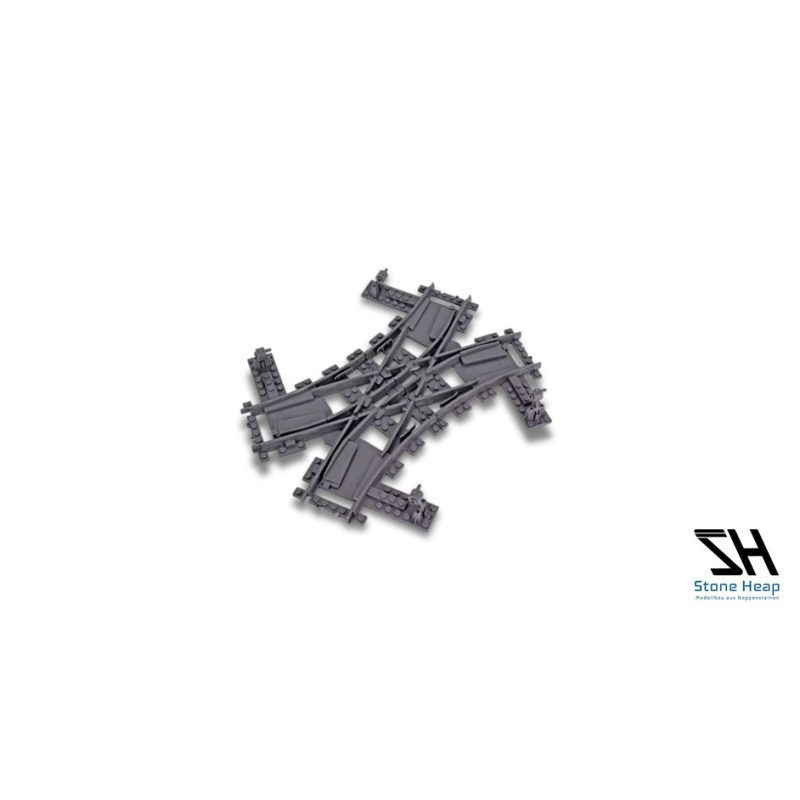 Stone Heap Double Two-way Turnout R40 (SH-9002)