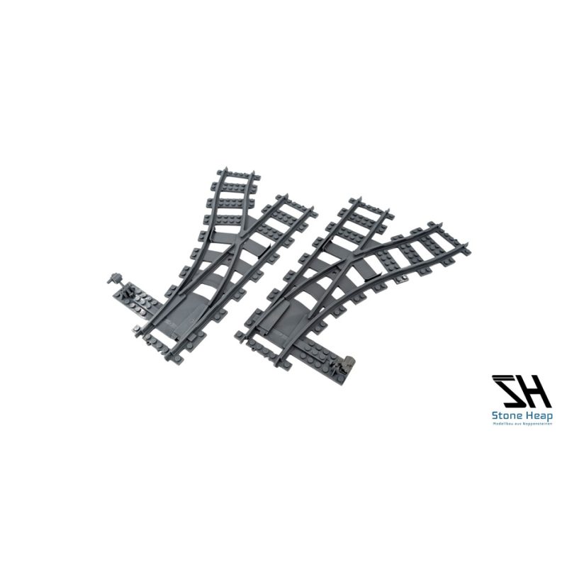 Stone Heap Turnout Pair Right Left R40 (SH-9005)