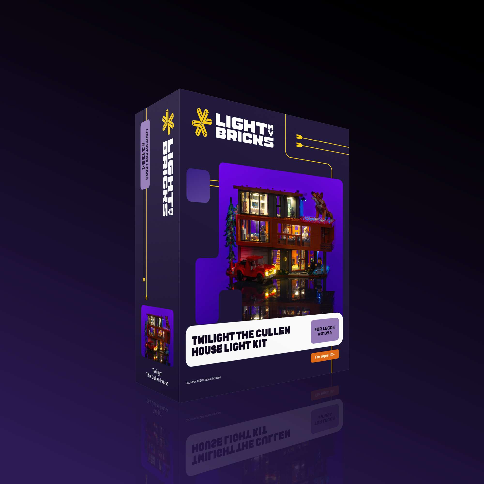 Light My Bricks (LMB) 2.0 Light Kit for LEGO #21354 Twilight The Cullen House Packaging
