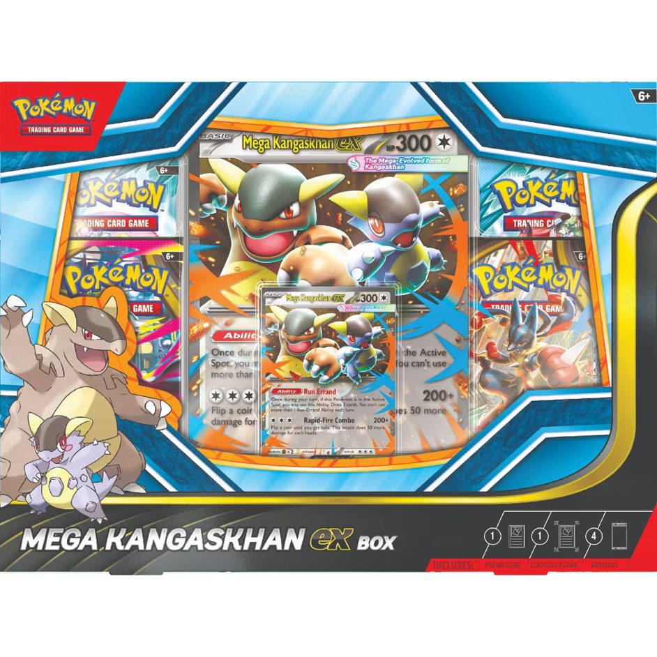 Pokemon Mega Kangaskhan ex Box (4 boosters) - English - 10-10064-101