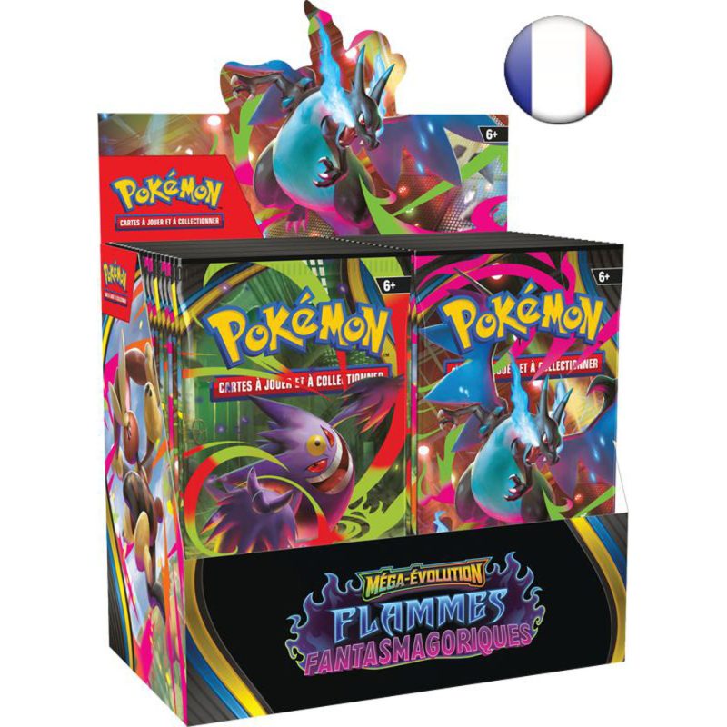 Pokémon 10-10190-102 ME 02 – Flammes Fantasmagoriques – Booster – French