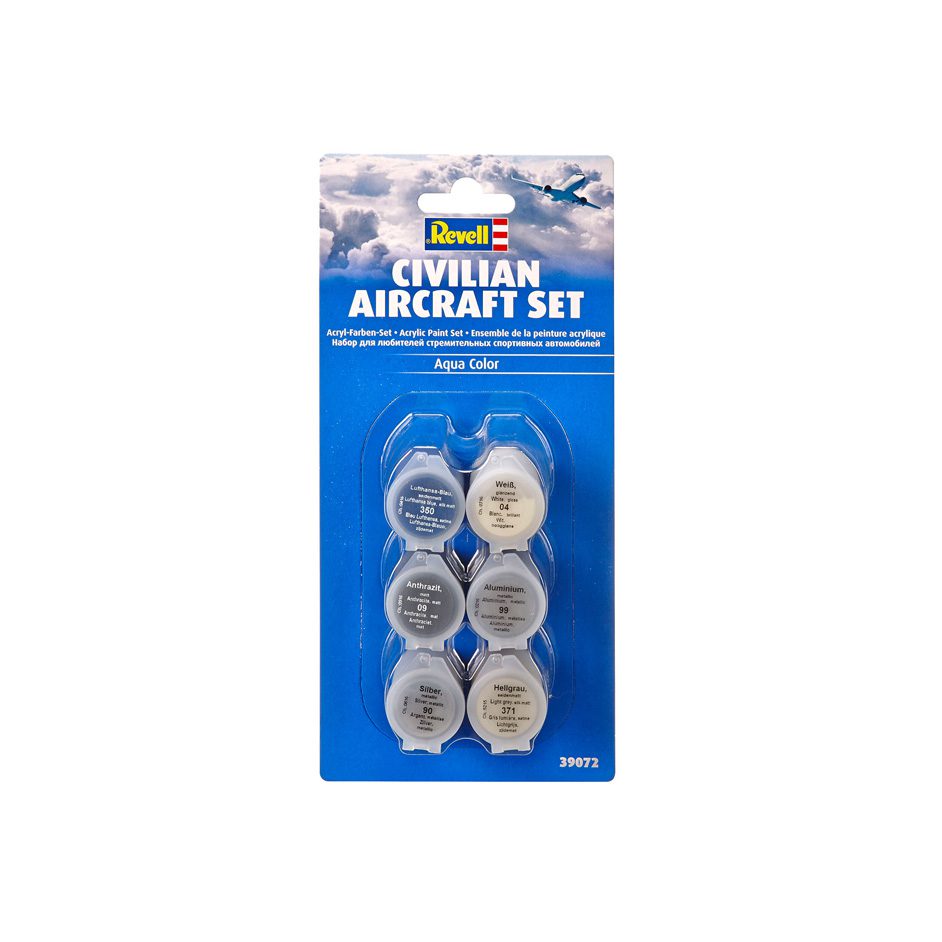 Revell 39072 Colour Set Civil Aircraft