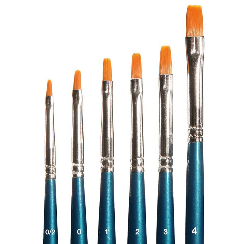Faller 172131 Brush set, flat brushes, synthetic