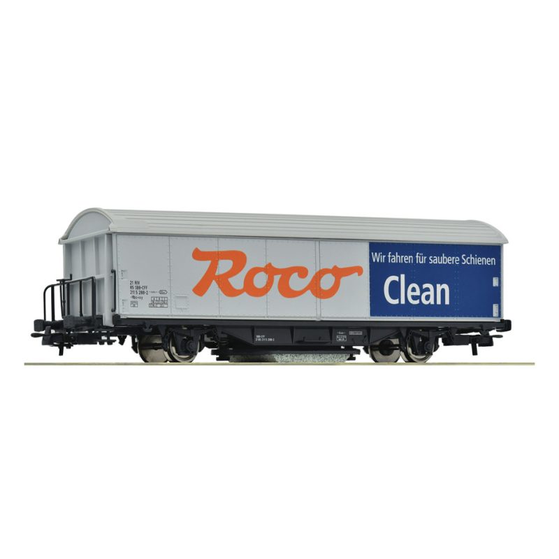 Roco track cleaning car