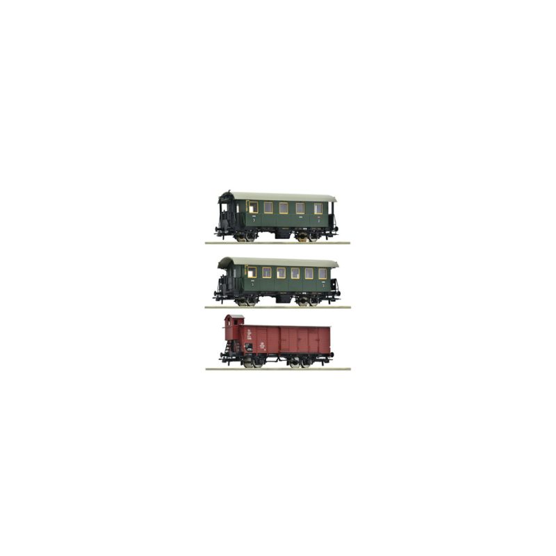 3-piece set: Passenger train