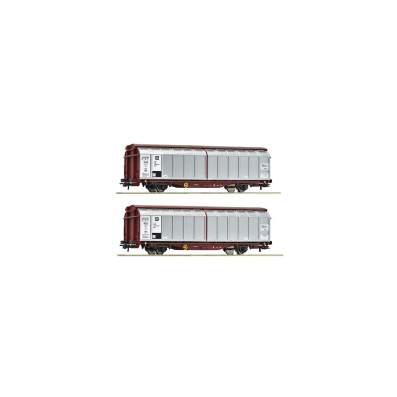 2-piece set: Sliding wall wagons, DB