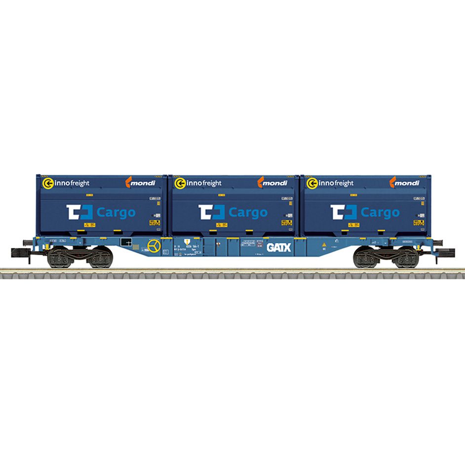 Minitrix T18434 Type Sgnss Container Transport Car