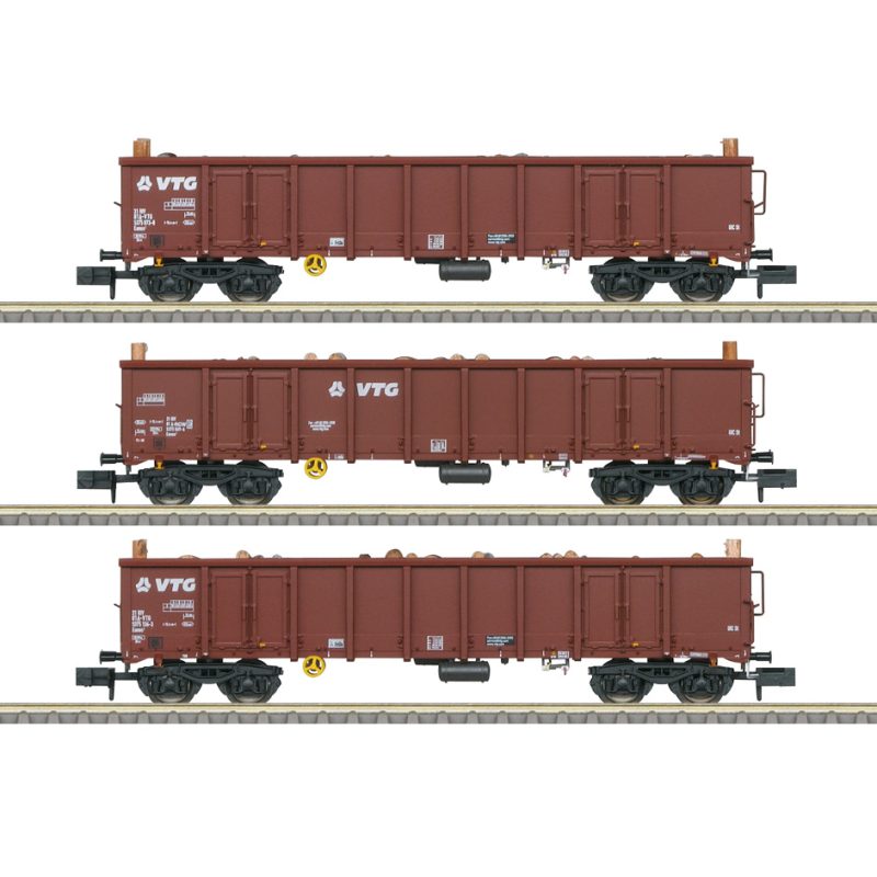 Minitrix 18288 Type Eanos Freight Car Set