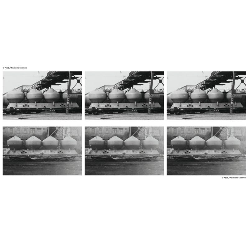 Minitrix T18292 Type Uacs Silo Car Set