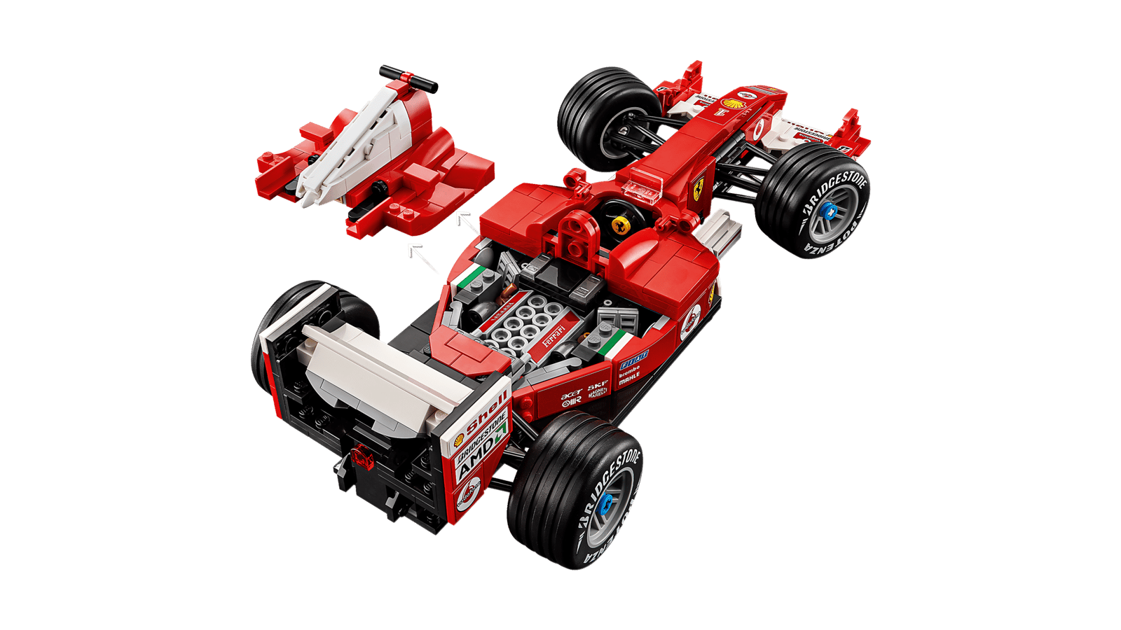 LEGO Icons Ferrari F2004 & Michael Schumacher 11375