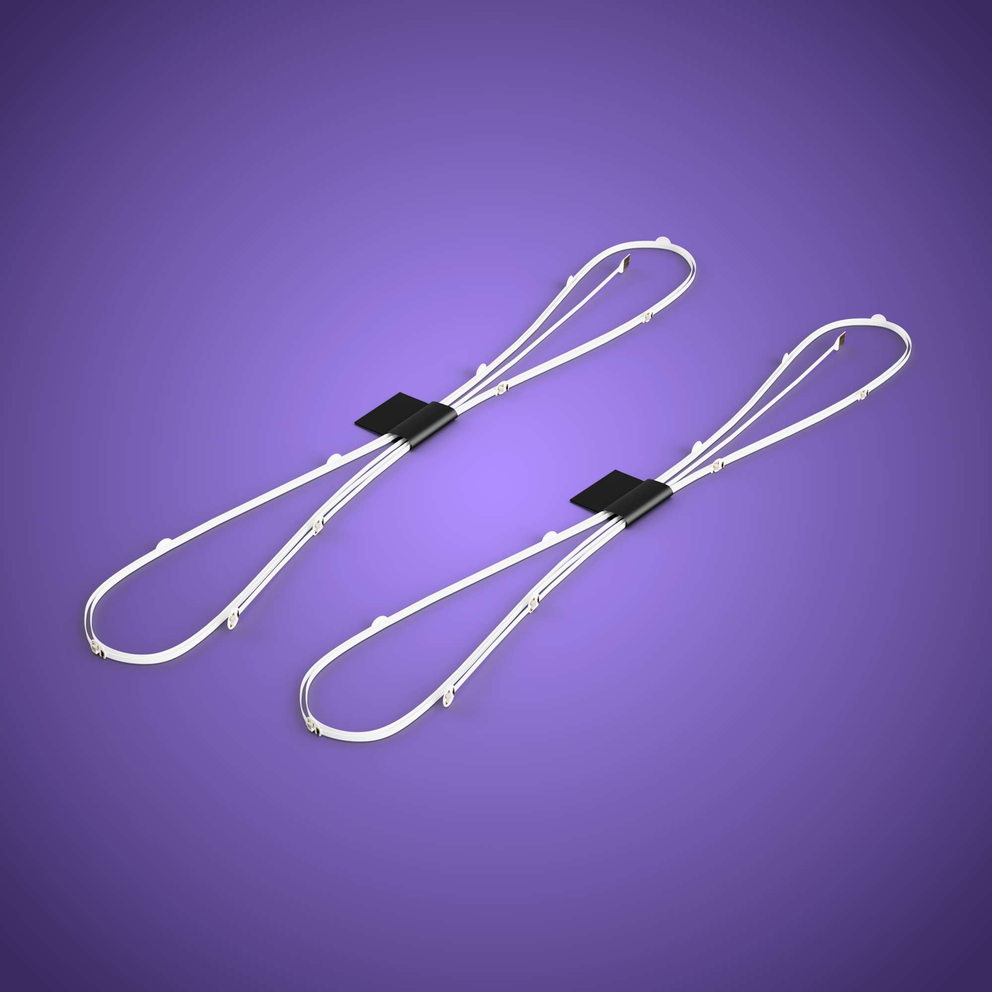 Astro Light String 10 LEDs (White) - Multi Colour 30cm (2 Pack)