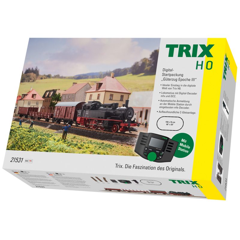 Trix 21531 "Era III Freight Train" Digital Starter Set