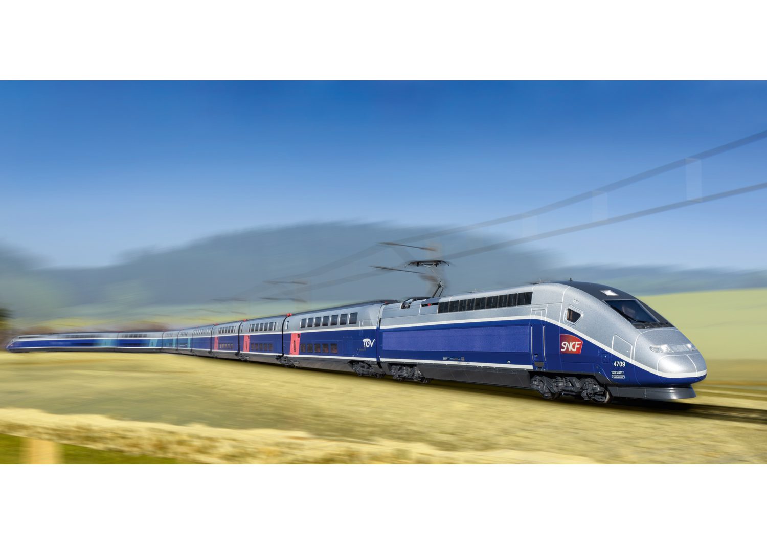Trix 22381 TGV Euroduplex High-Speed Train