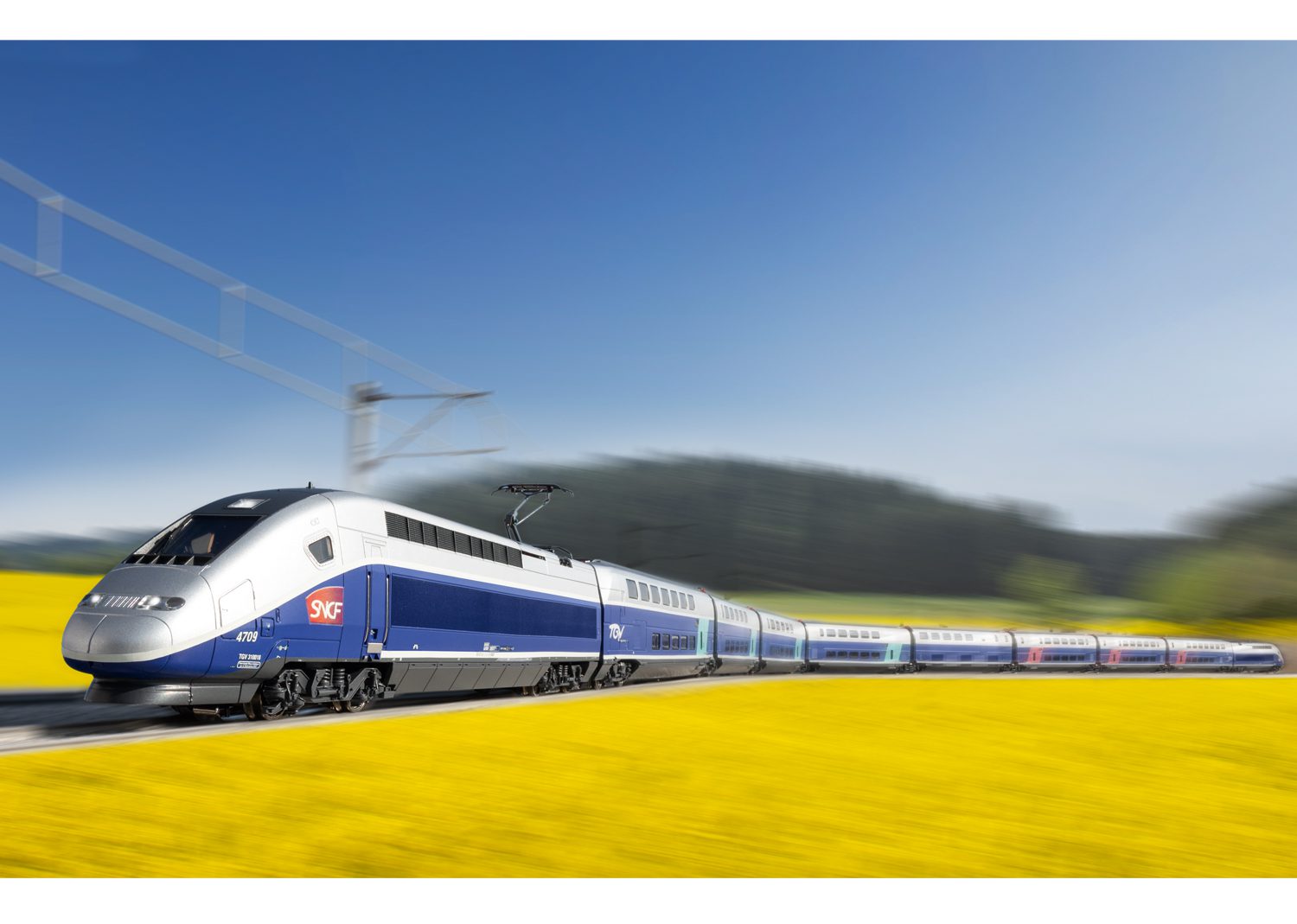 Trix 22381 TGV Euroduplex High-Speed Train