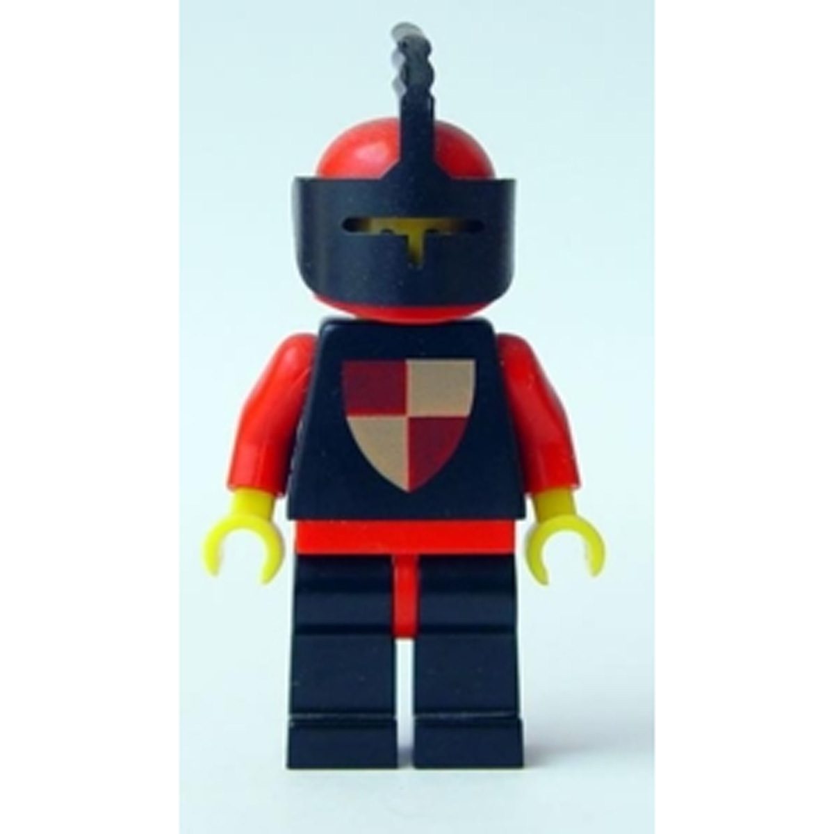 Classic - Knights Tournament Knight Black, Black Legs with Red Hips, Red Helmet, Black Visor