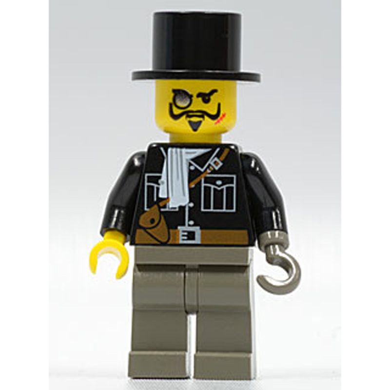 Lord Sam Sinister / Baron von Barron – Black Shirt, Dark Gray Legs, Black Top Hat