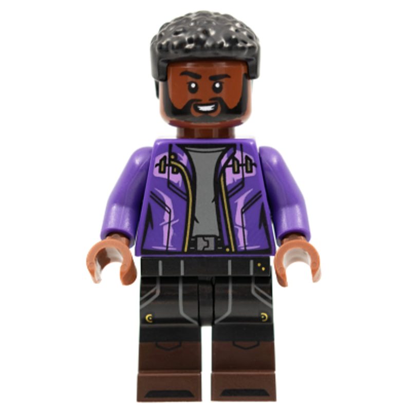 LEGO Minifigure T’Challa Star-Lord, Marvel Studios, Series 1 (Minifigure Only without Stand and Accessories) colmar11