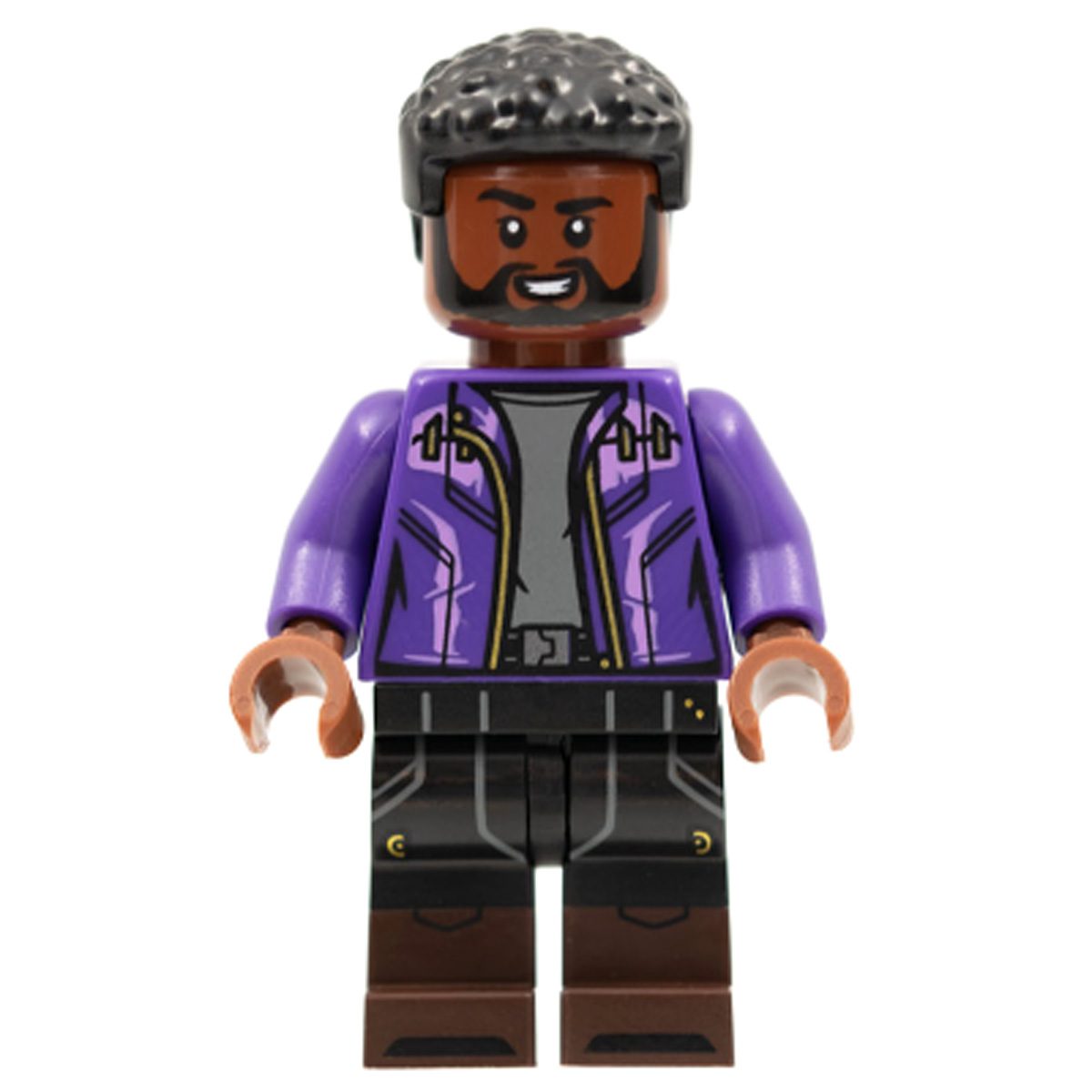 LEGO Minifigure T’Challa Star-Lord, Marvel Studios, Series 1 (Minifigure Only without Stand and Accessories) colmar11