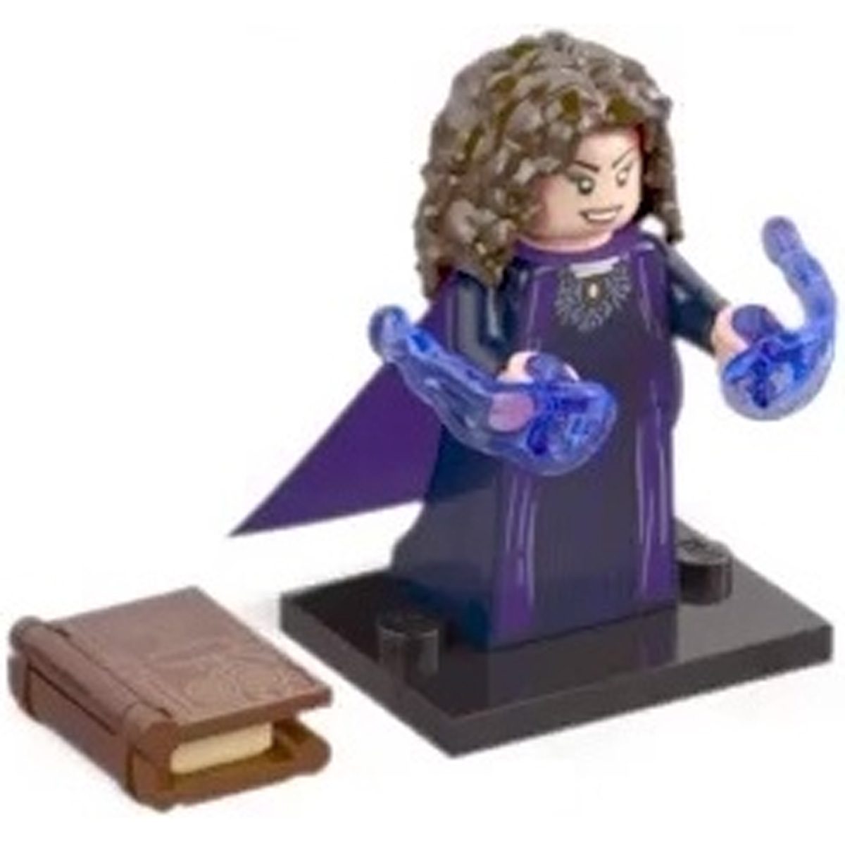 LEGO Minifigure Agatha Harkness, Marvel Studios, Series 2 (Complete Set with Stand and Accessories) colmar2-1