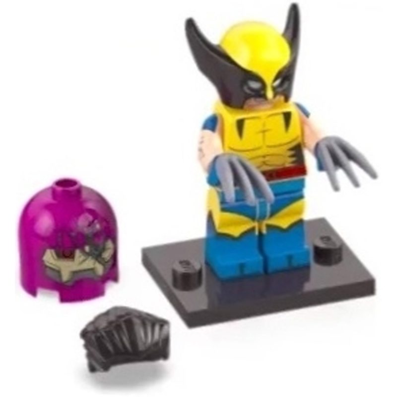 LEGO Minifigure Wolverine, Marvel Studios, Series 2 (Complete Set with Stand and Accessories) colmar2-12