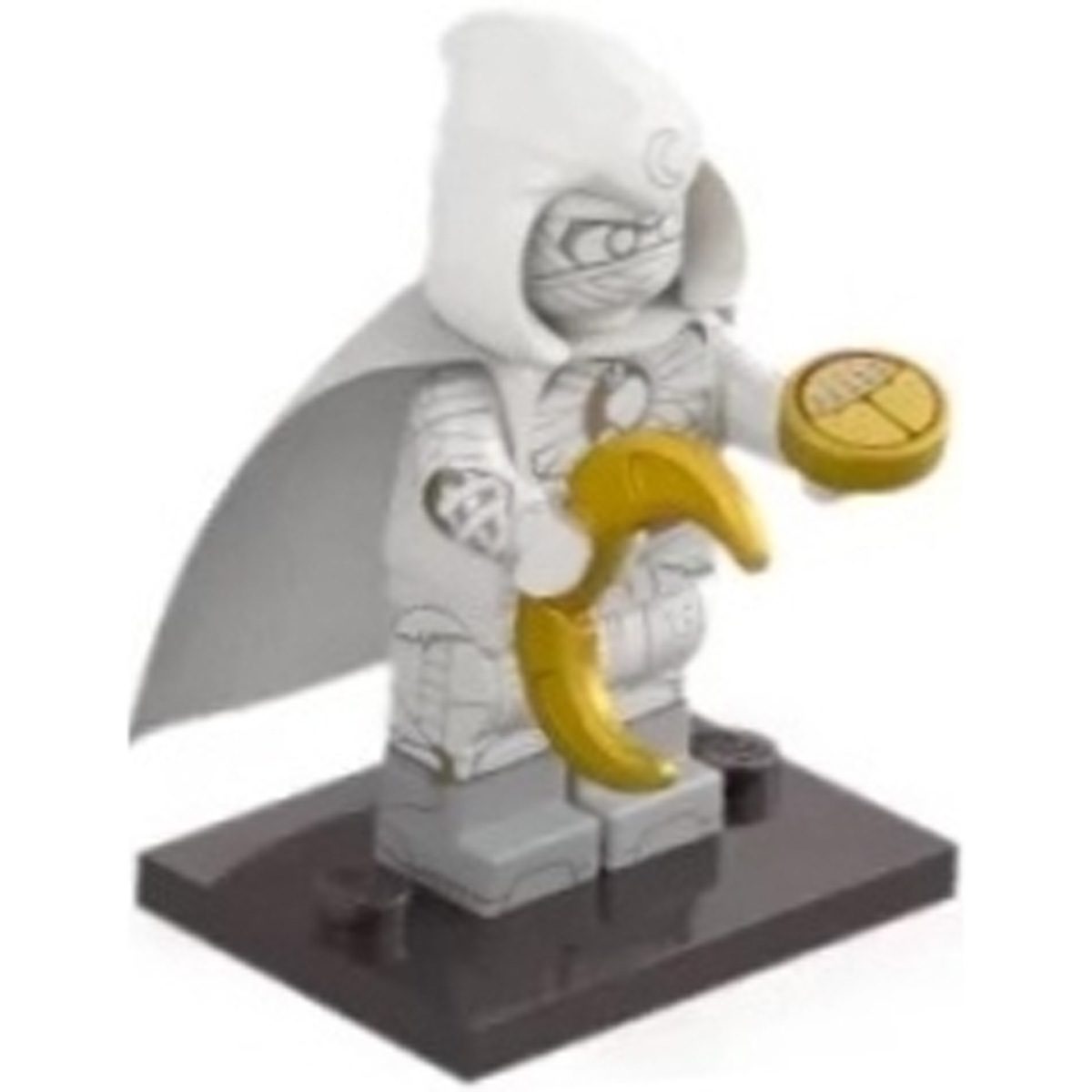 LEGO Minifigure Moon Knight, Marvel Studios, Series 2 (Complete Set with Stand and Accessories) colmar2-2