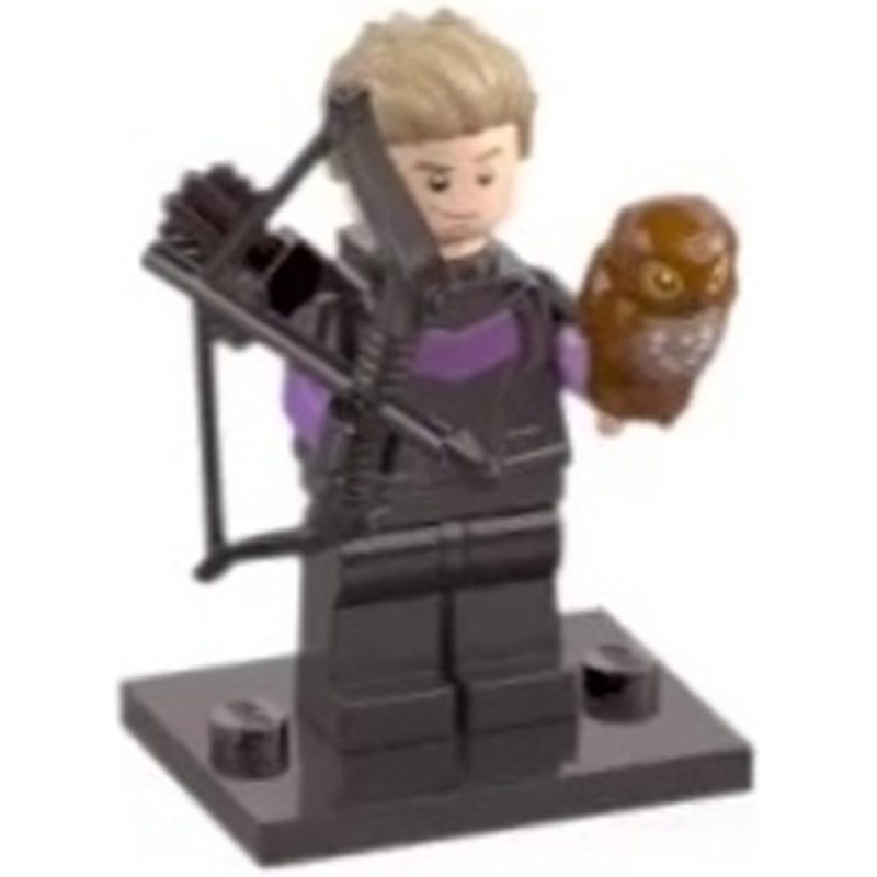 LEGO Minifigure Hawkeye, Marvel Studios, Series 2 (Complete Set with Stand and Accessories) colmar2-6