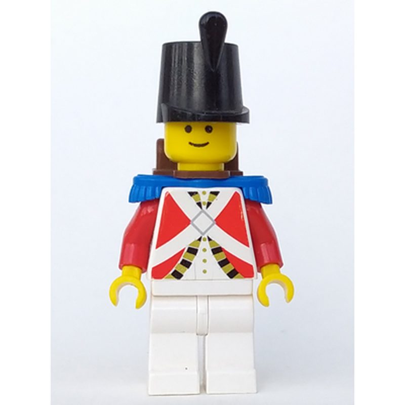 LEGO Minifigure Imperial Guard with Blue Epaulettes and Brown Backpack Non-Opening pi062