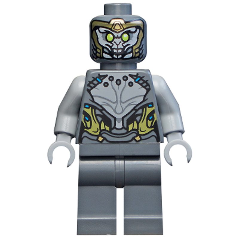 LEGO Minifigure Chitauri – Dark Bluish Gray sh0730