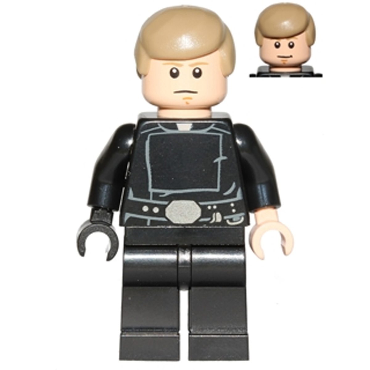 LEGO Minifigure Luke Skywalker – Jedi Master, Dark Tan Smooth Hair sw0635