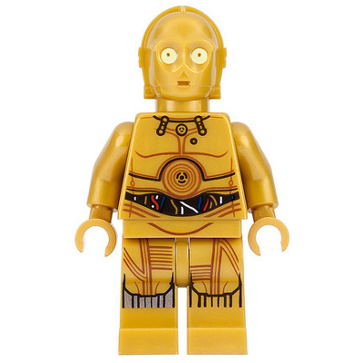 LEGO Minifigure C-3PO – Colorful Wires, Printed Legs sw0700