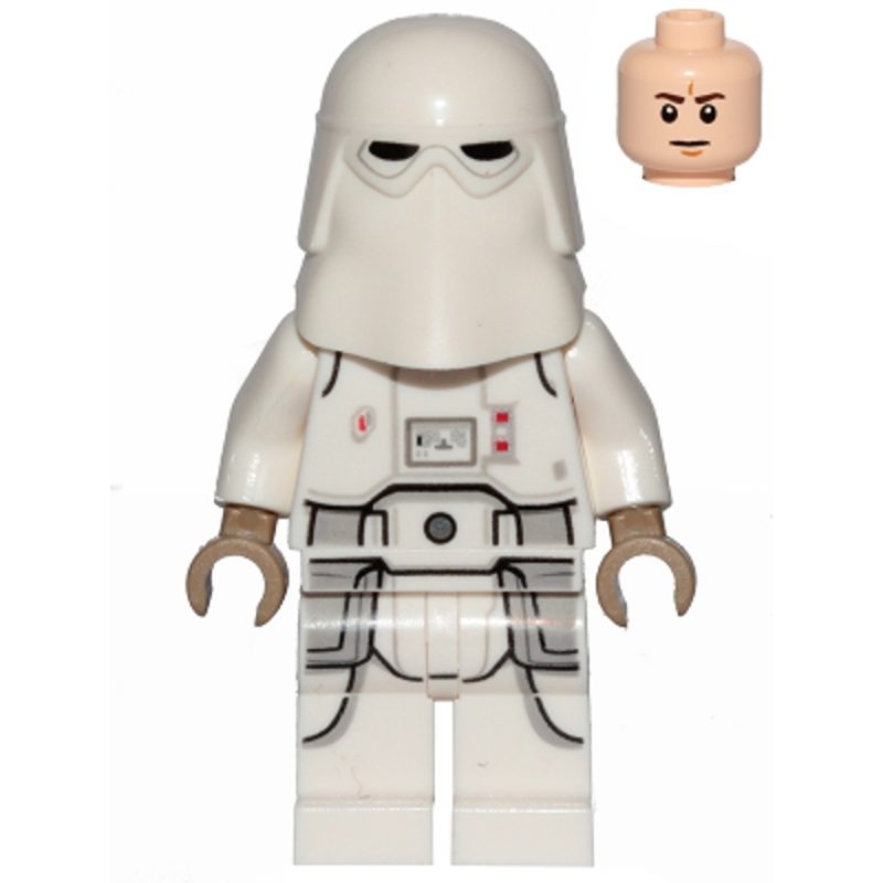 LEGO Minifigure Snowtrooper, Printed Legs, Dark Tan Hands, Frown sw1102