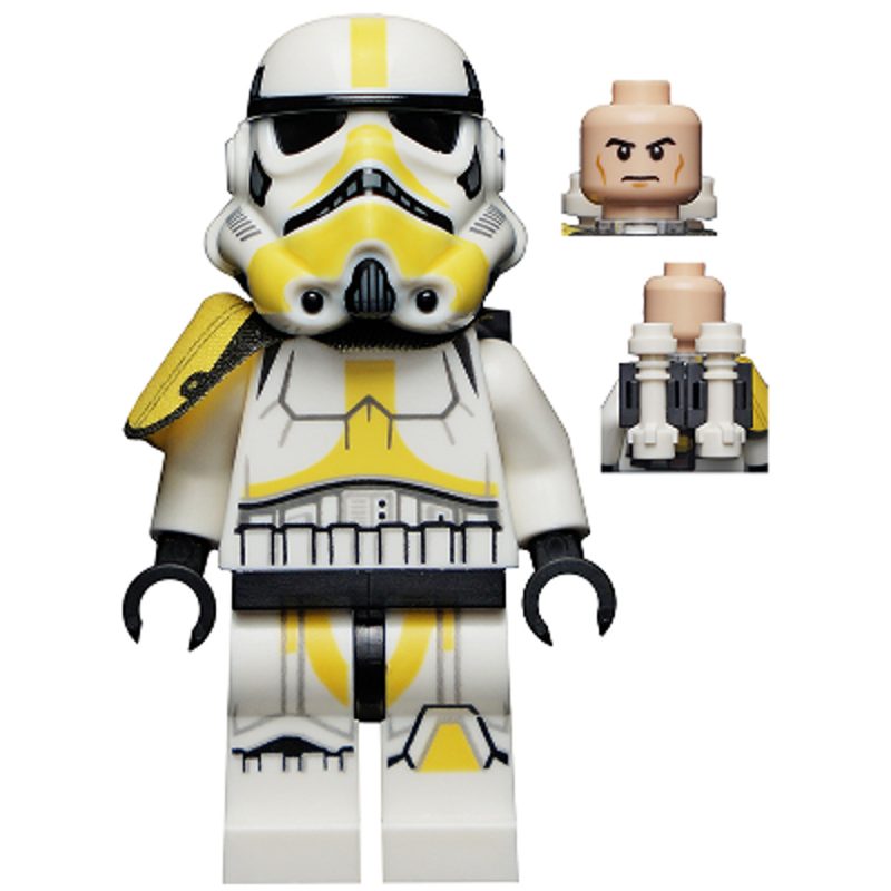 LEGO Minifigure Imperial Artillery Stormtrooper – Male, Light Nougat Head, Cheek Lines sw1157