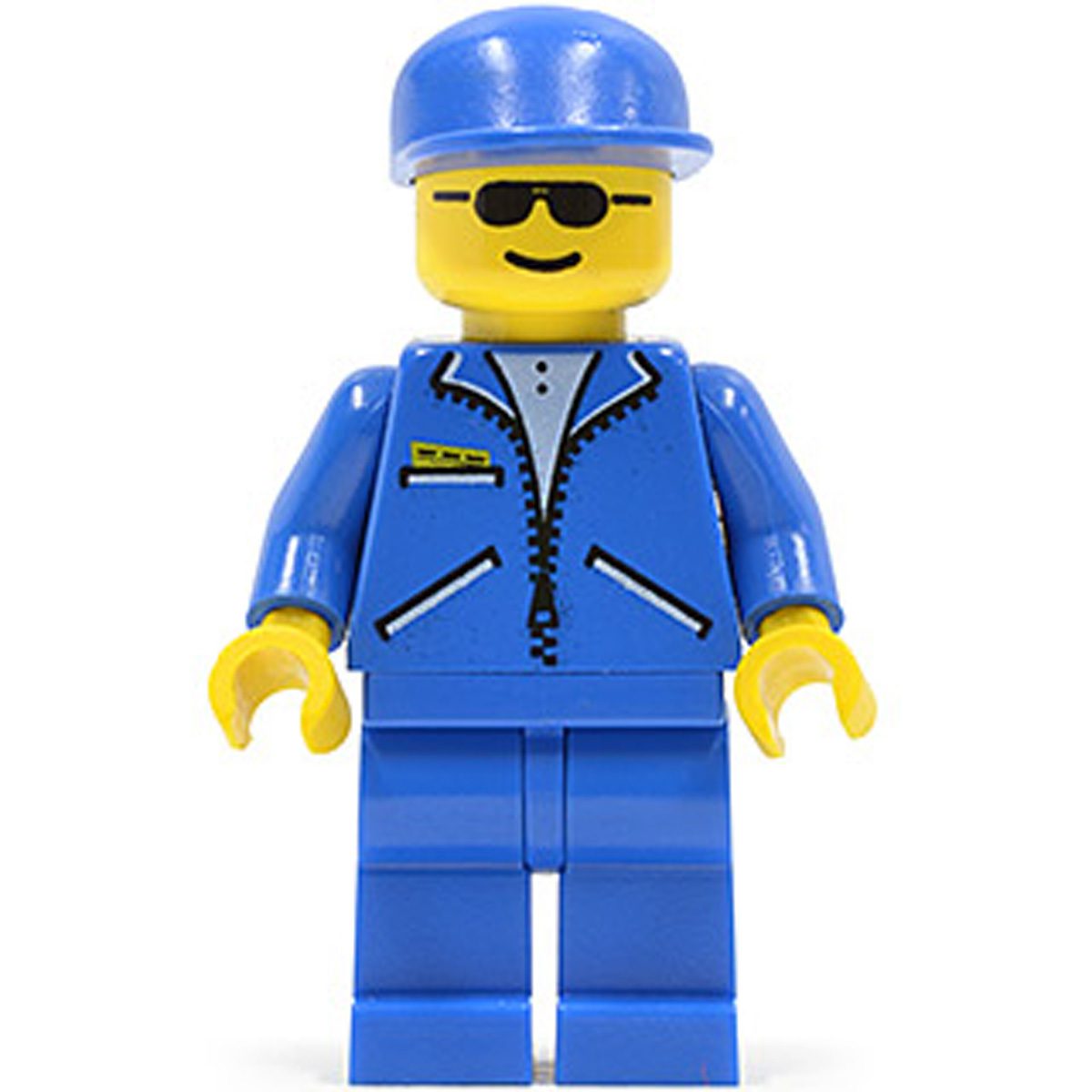 LEGO Minifigure Jacket Blue – Blue Legs, Blue Cap tel004