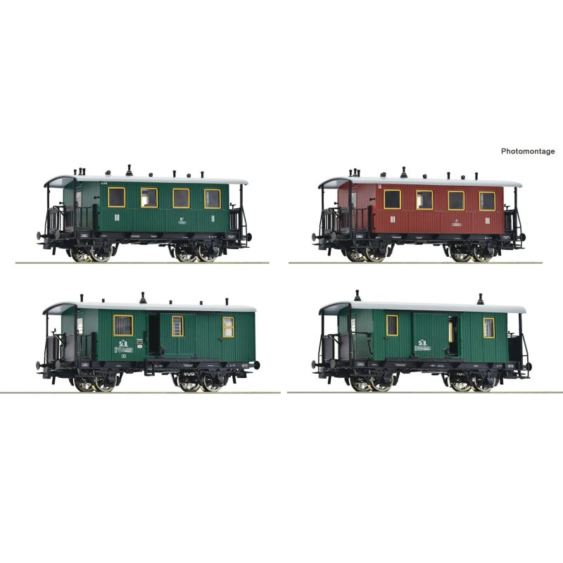 Roco 4 Piece Set: Passenger Train, kkStB 6200190
